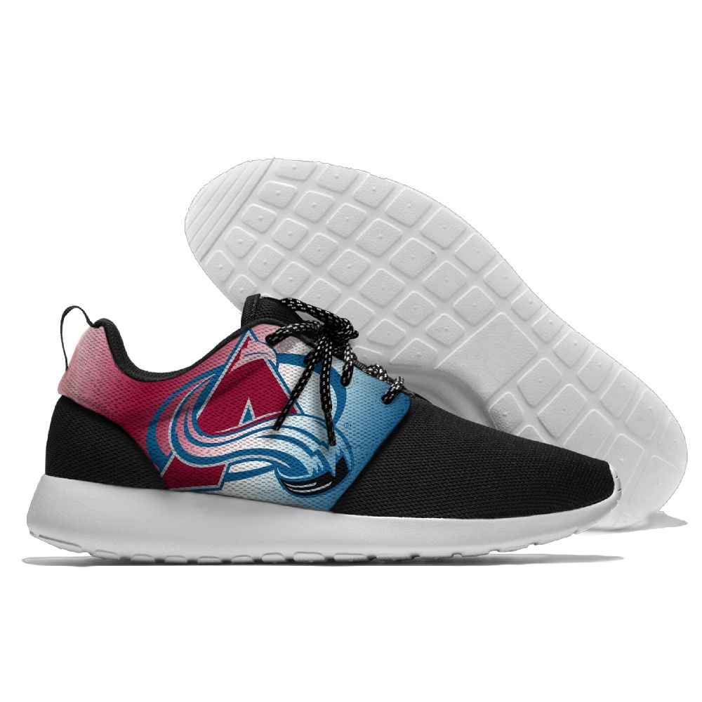 Men's NHL Colorado Avalanche Roshe Style Lightweight Running Shoes 003